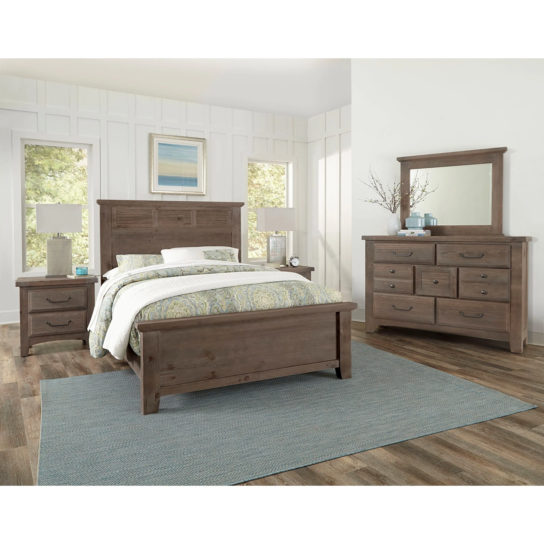 Vaughan Bassett Sawmill 692 King Bedroom Group 2 King Bedroom Group Belfort Furniture